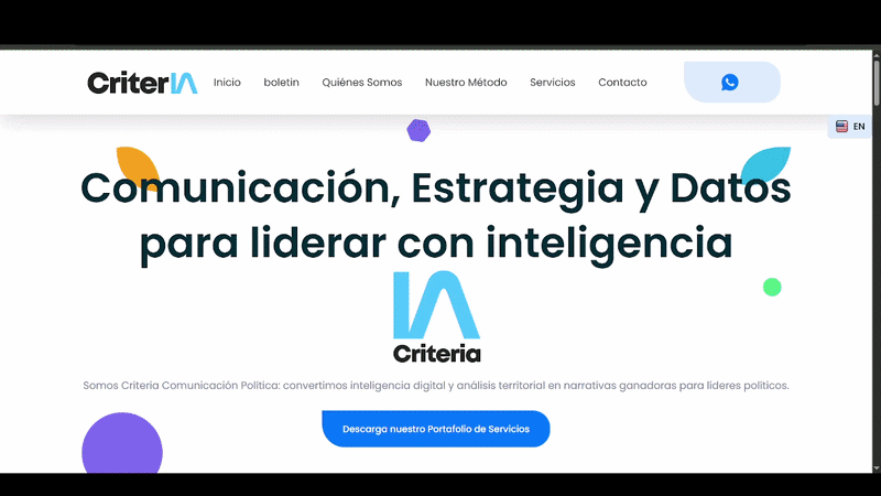 Portafolio de danidevcol: Somos Criteria